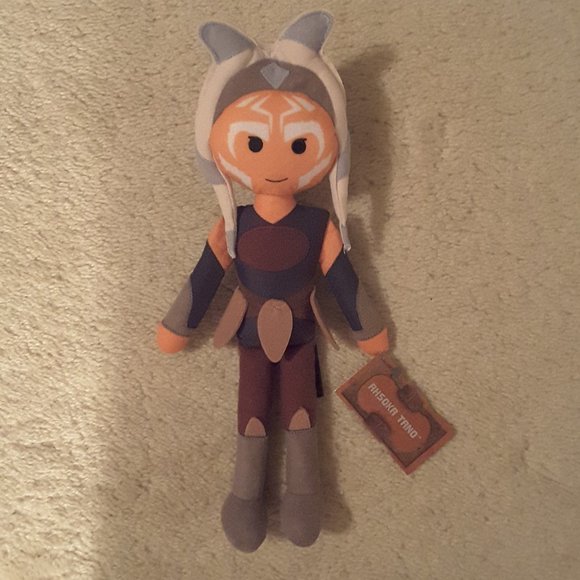 Disney Parks Star Wars Galaxy's Edge Ahsoka Plush 13" NWT - Picture 1 of 4